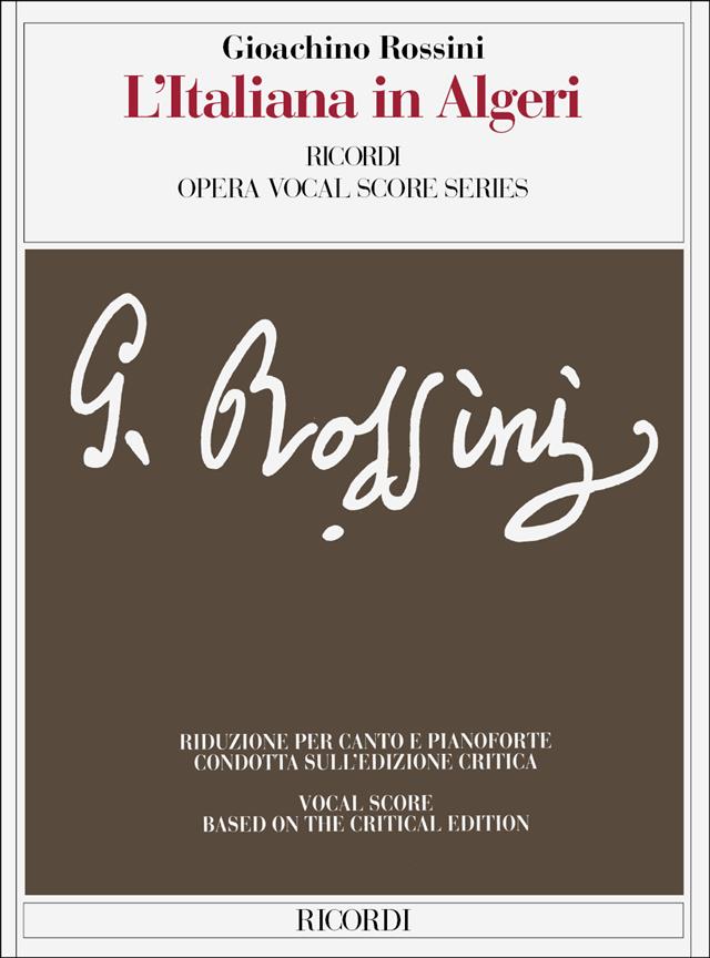 L'Italiana In Algeri - Vocal Score - Softcover - árie pro zpěv a klavír